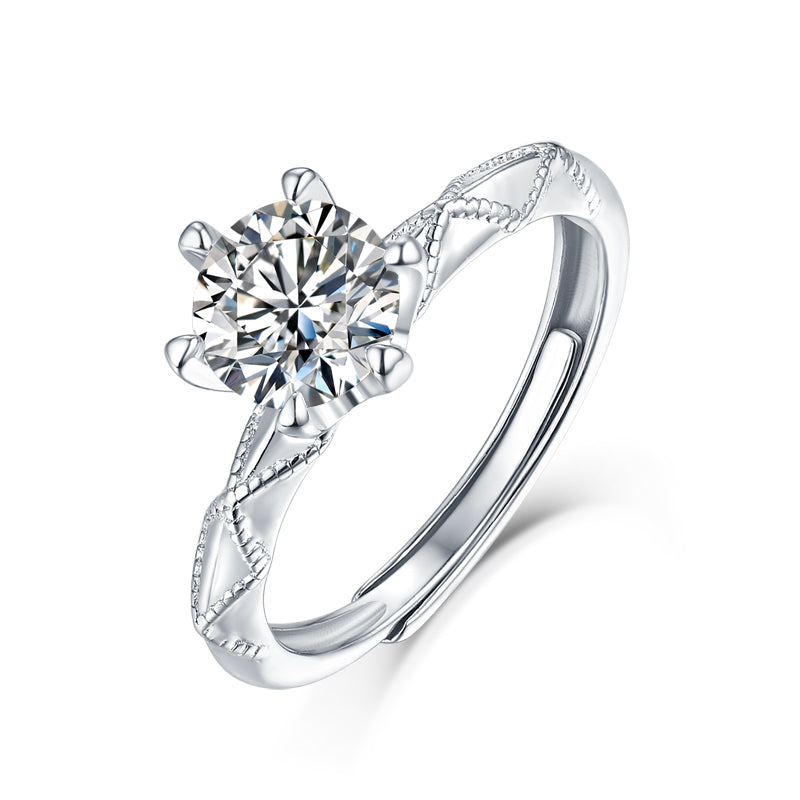 Love Vow Moissanite Ring