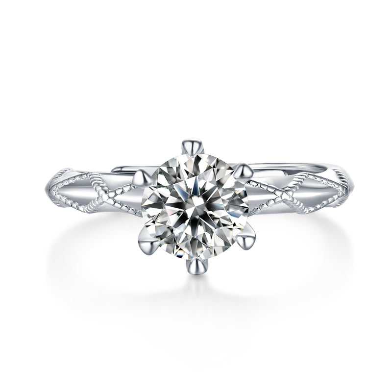 Love Vow Moissanite Ring