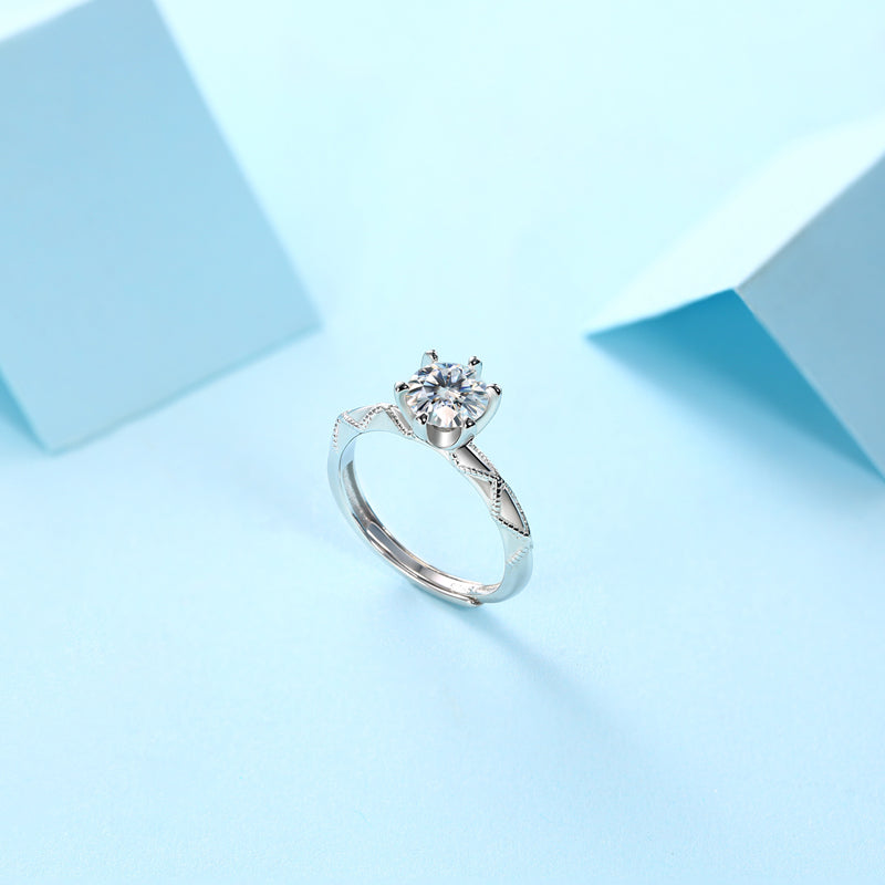 Love Vow Moissanite Ring