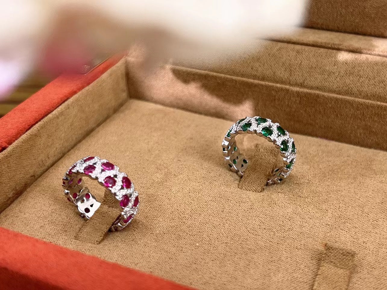 Sterling Silver Cultured Colored Stone Ring