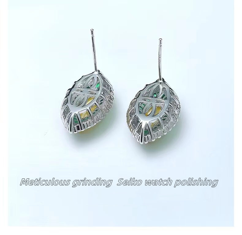 Sterling Silver Cultured Colored Gemstone Stud Earrings
