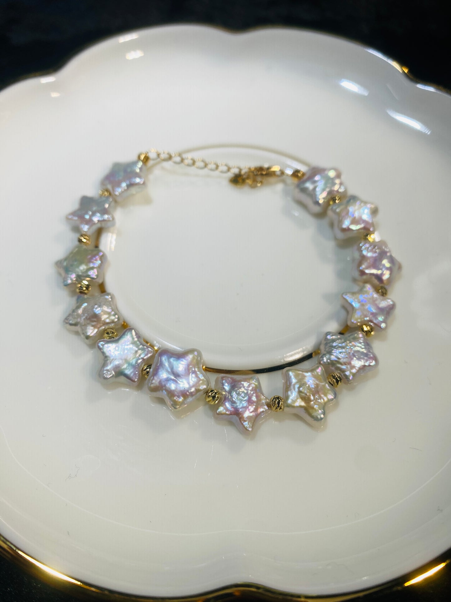 Star Baroque Freshwater Pearl Bracelet