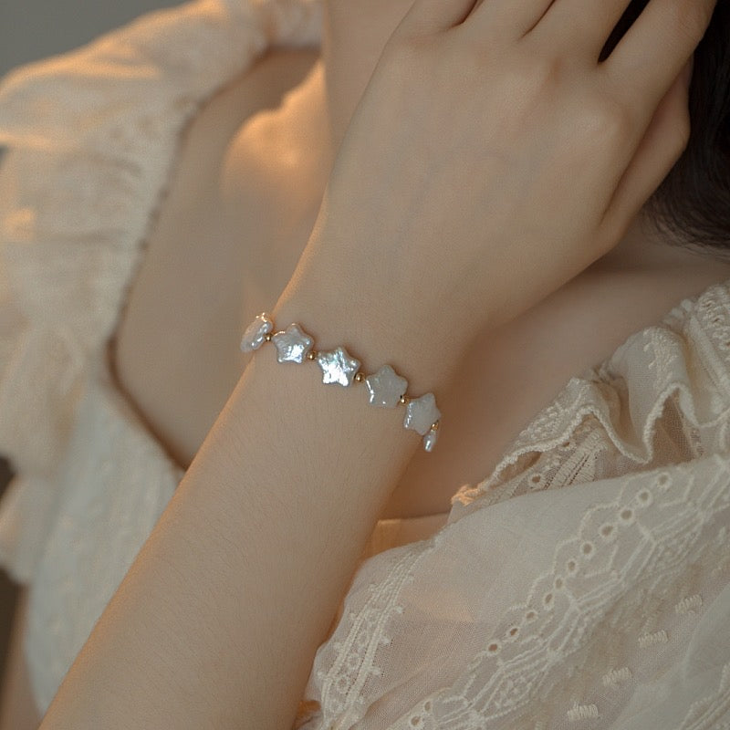 Star Baroque Freshwater Pearl Bracelet