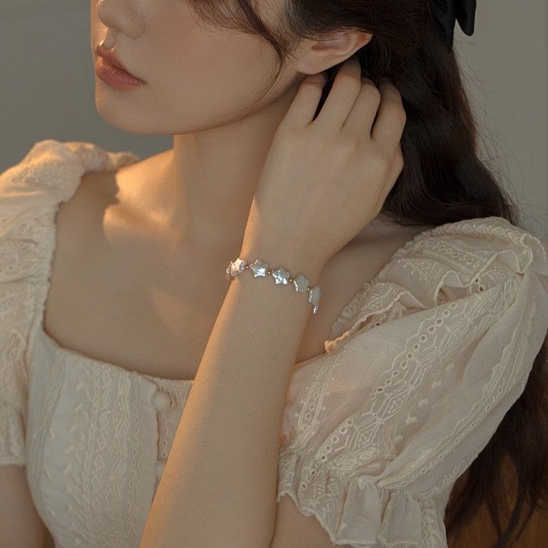 Star Baroque Freshwater Pearl Bracelet