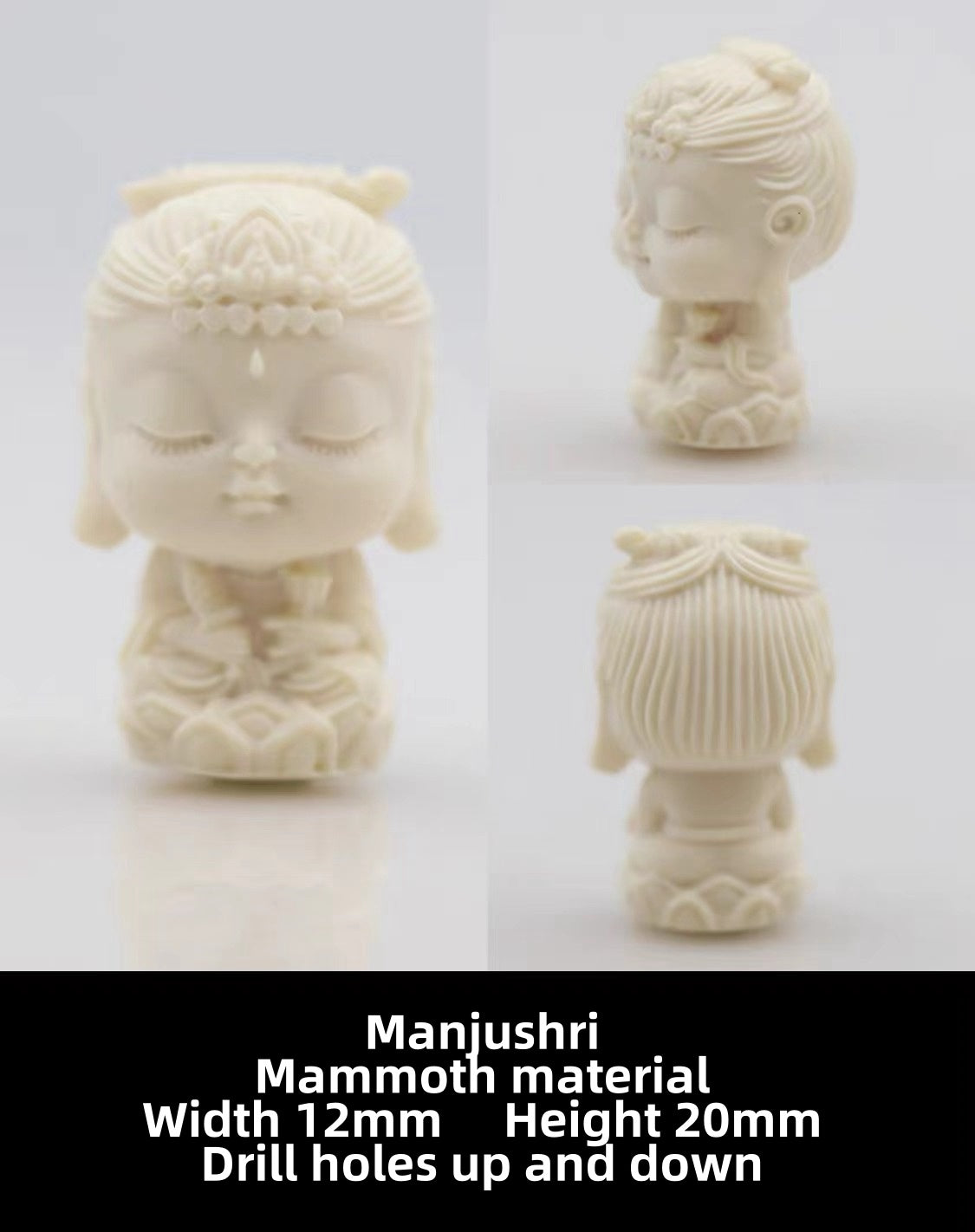 Mammoth Carved Ornaments