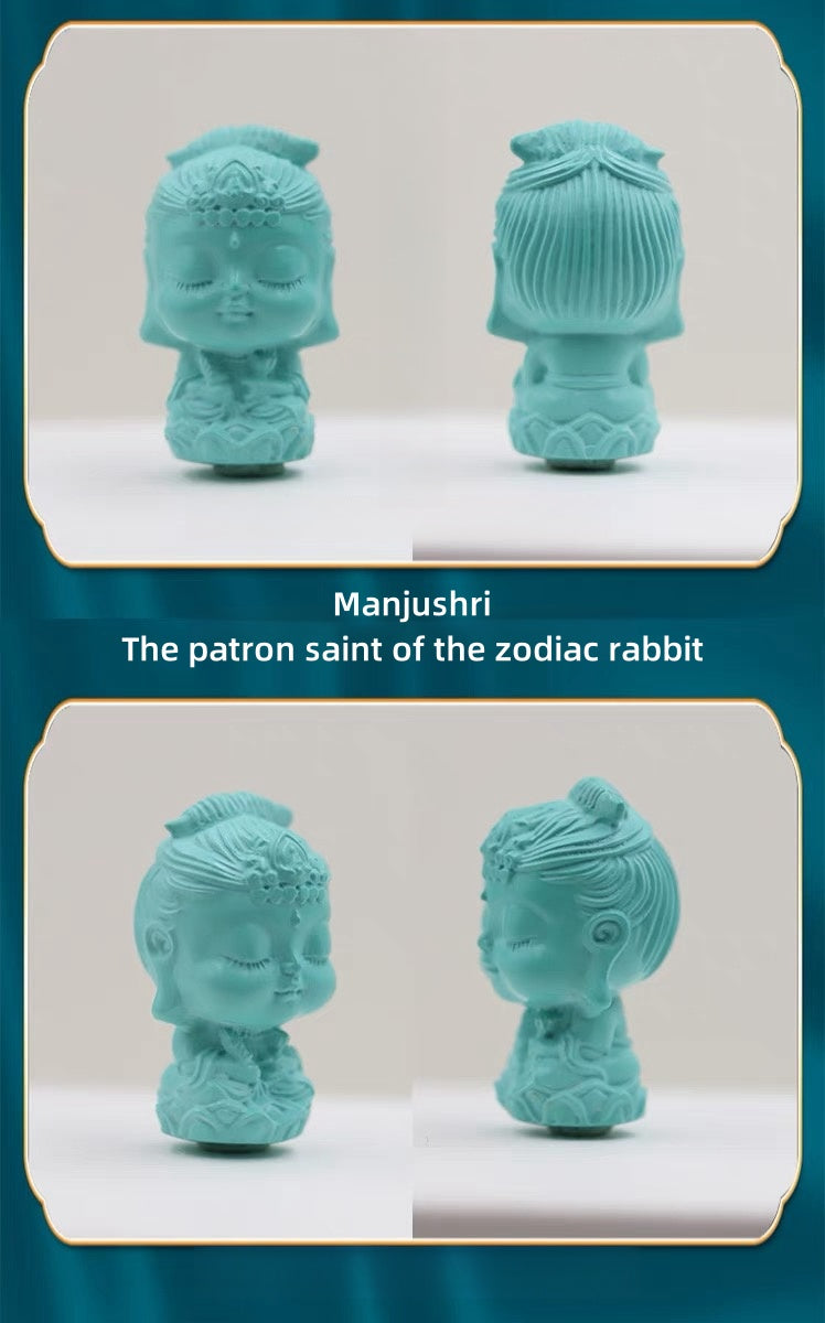 Turquoise Carved Ornaments