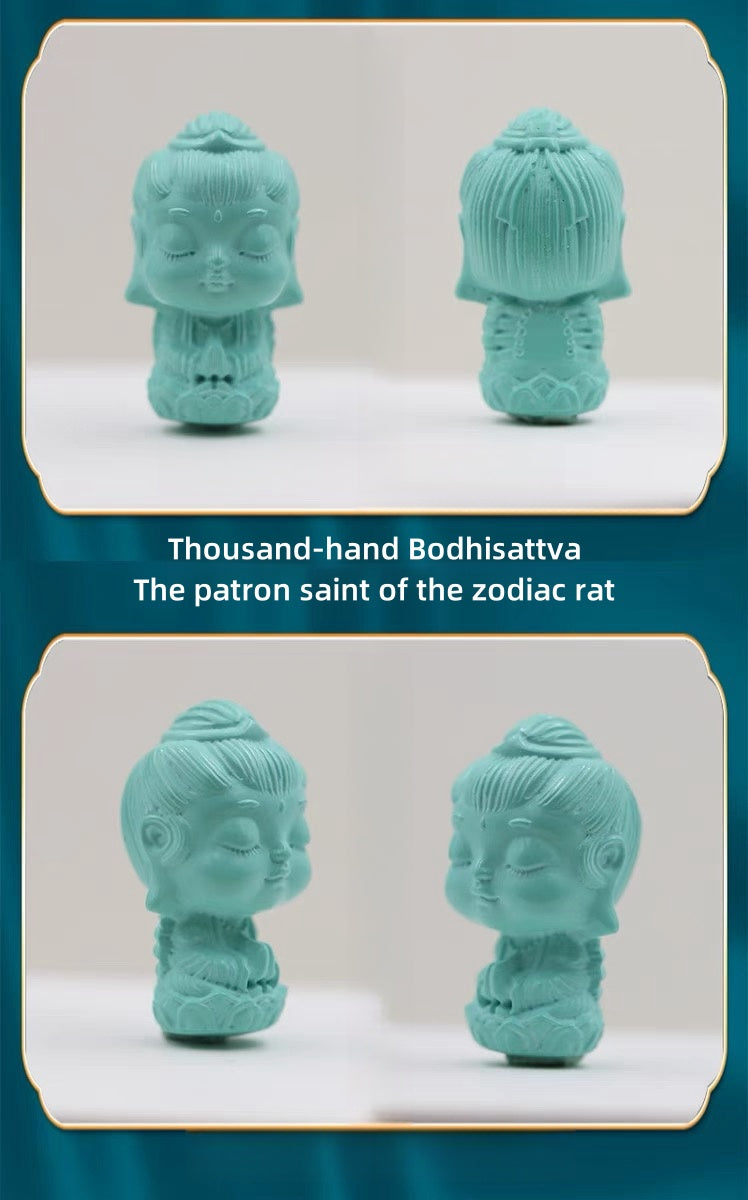 Turquoise Carved Ornaments