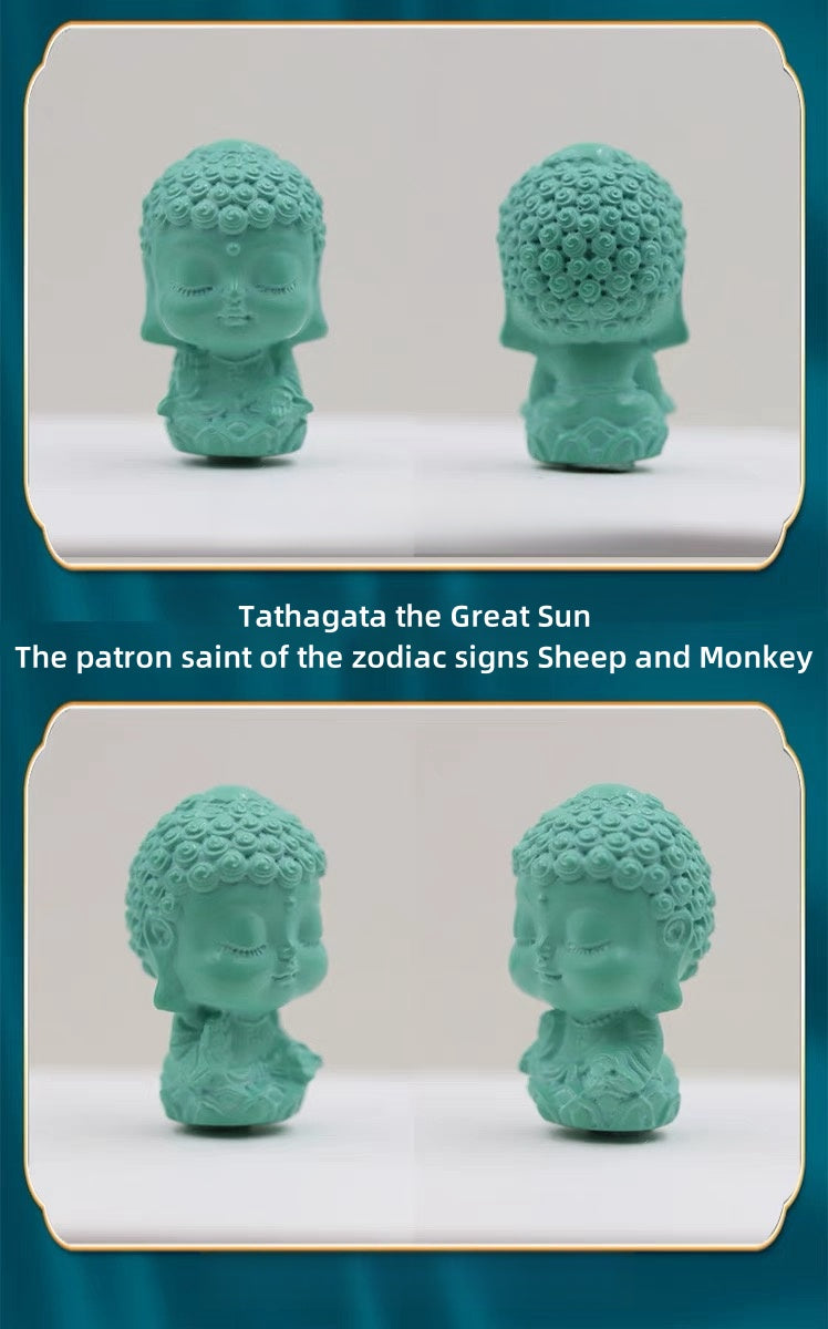 Turquoise Carved Ornaments