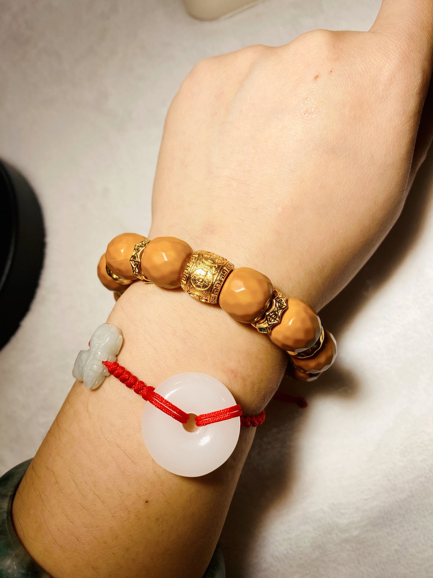 13MM Walnut Single Circle Bracelet