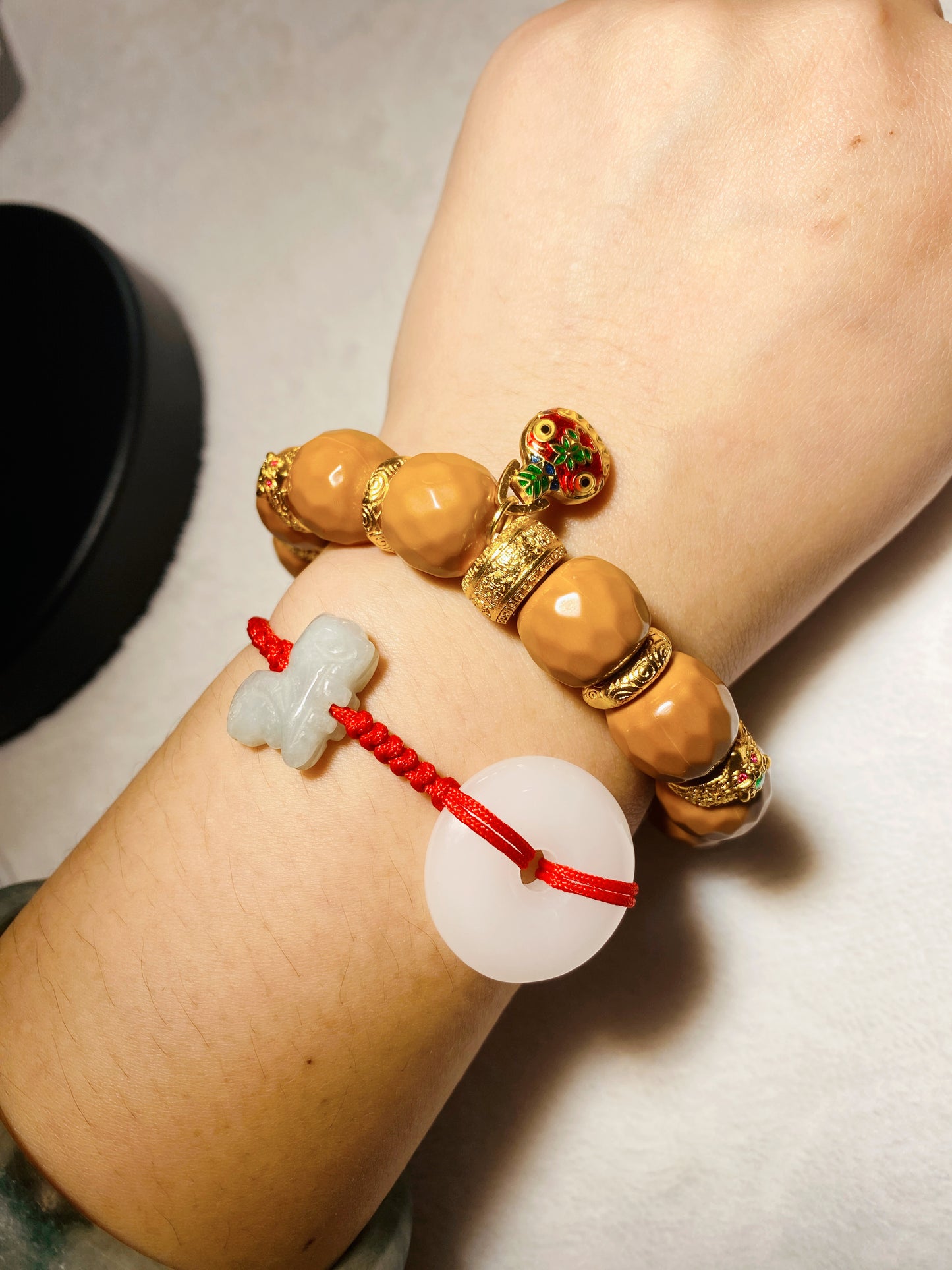 13MM Walnut Single Circle Bracelet