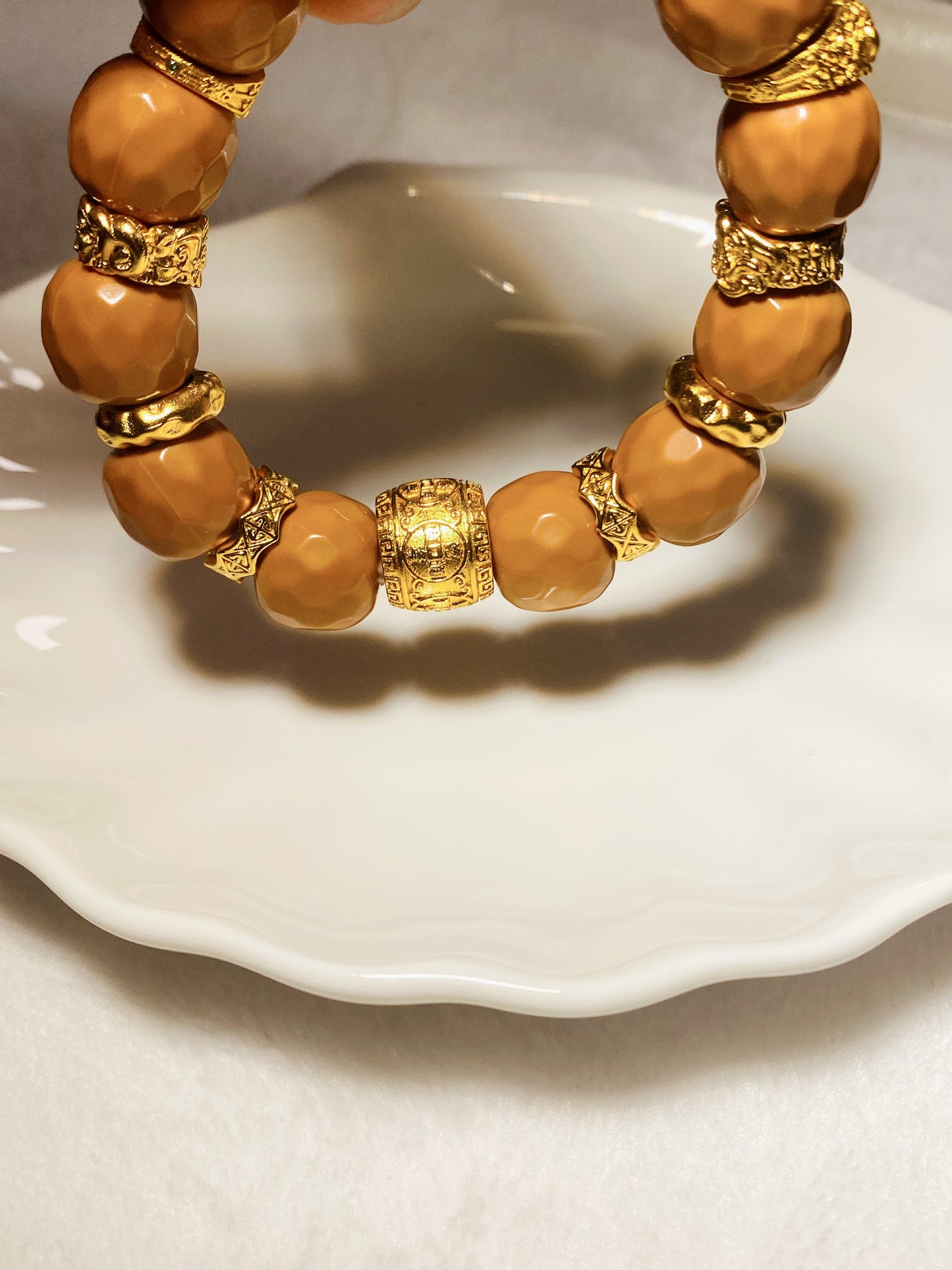 13MM Walnut Single Circle Bracelet