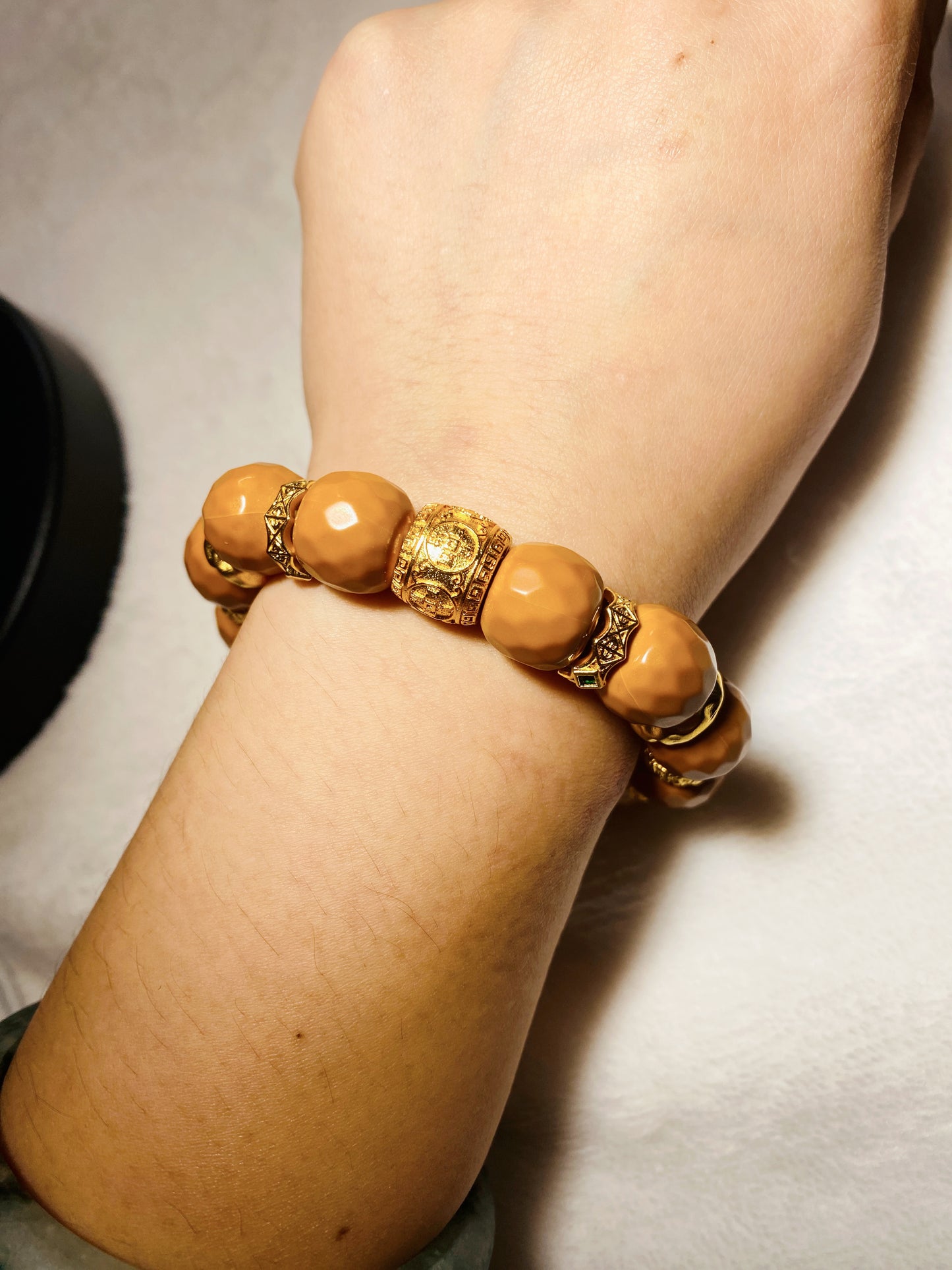 13MM Walnut Single Circle Bracelet