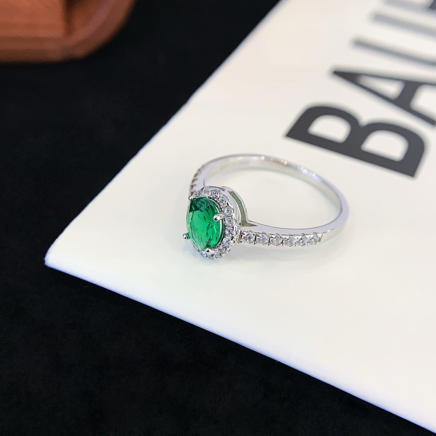 Sterling Silver Ring With Colored Gemstones
