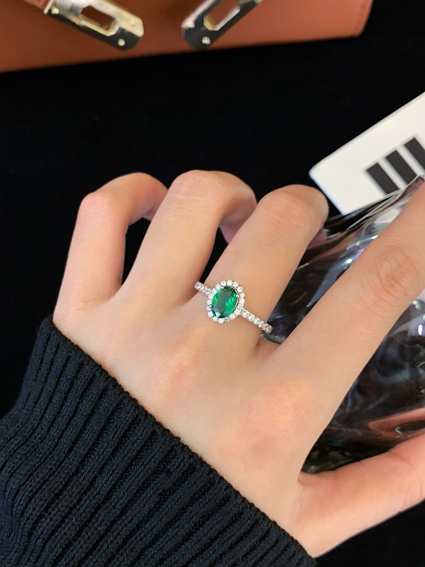 Sterling Silver Ring With Colored Gemstones