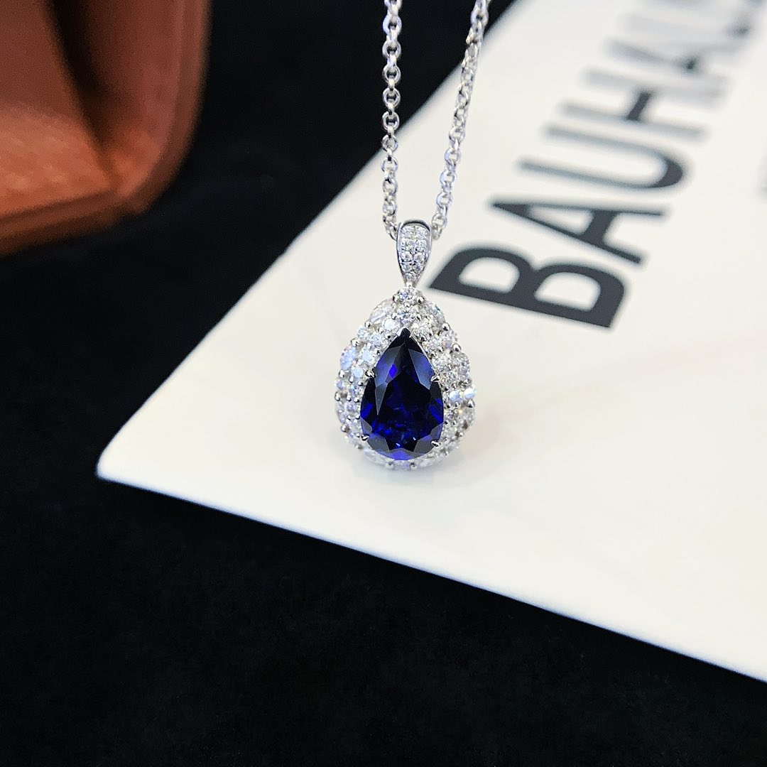 2.9ct Blue Sapphire Ring/Pendant Two Ways to Wear