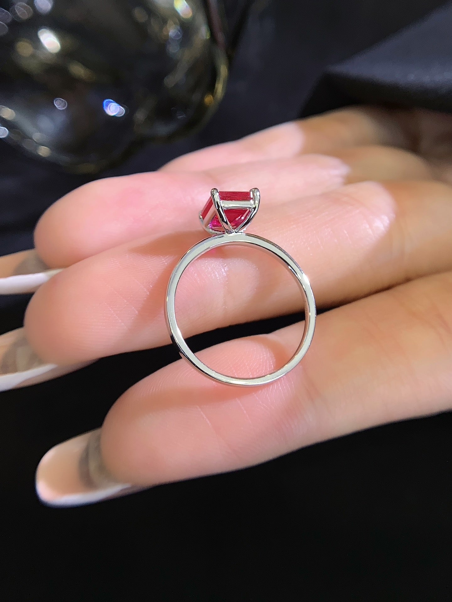 18K Gold 1.84 Carat Ruby Ring