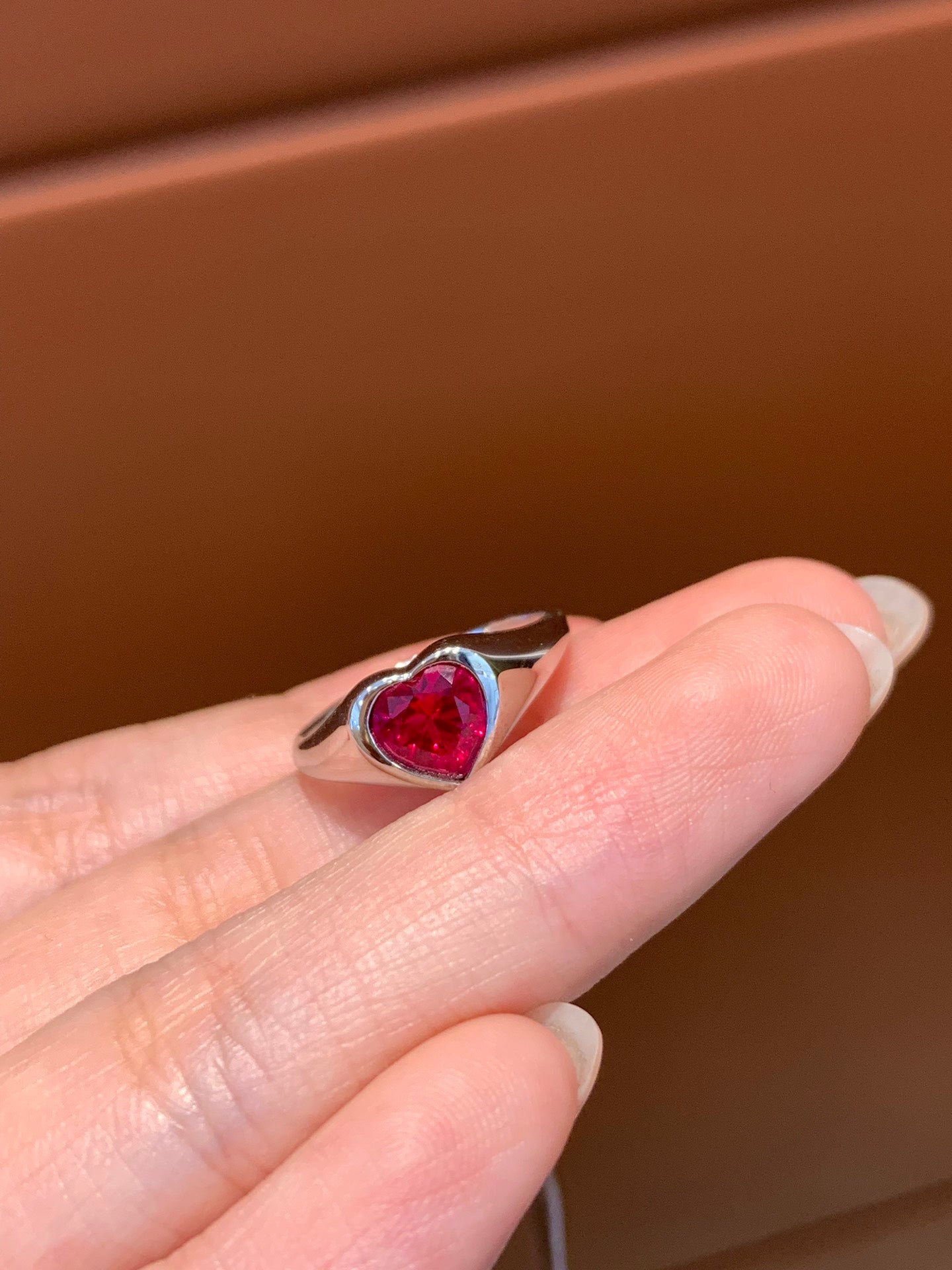 18K Gold 1.2 Carat New Ruby Ring