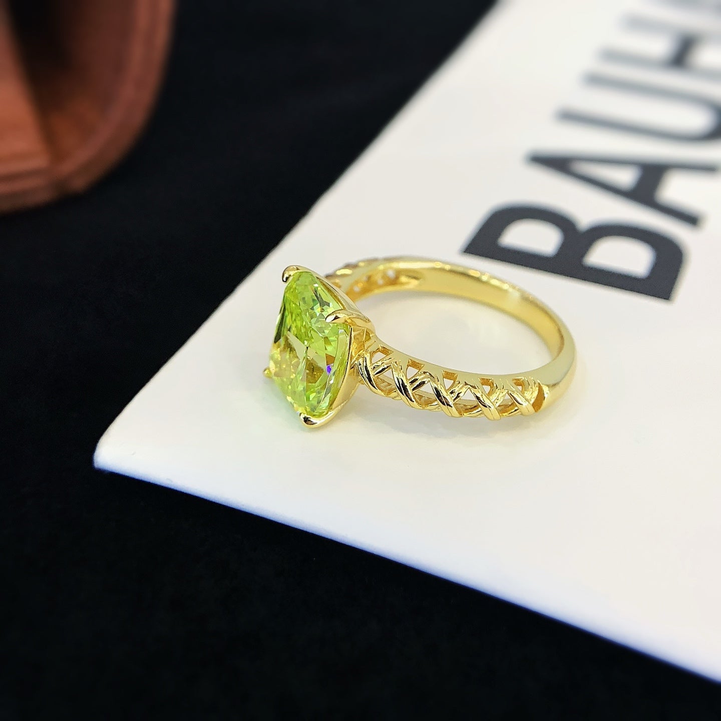 S925 Silver Ring With Colored Gemstones