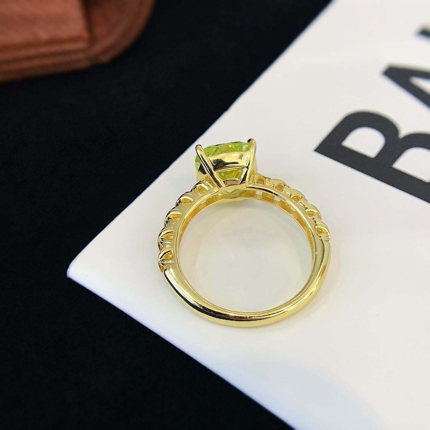 S925 Silver Ring With Colored Gemstones