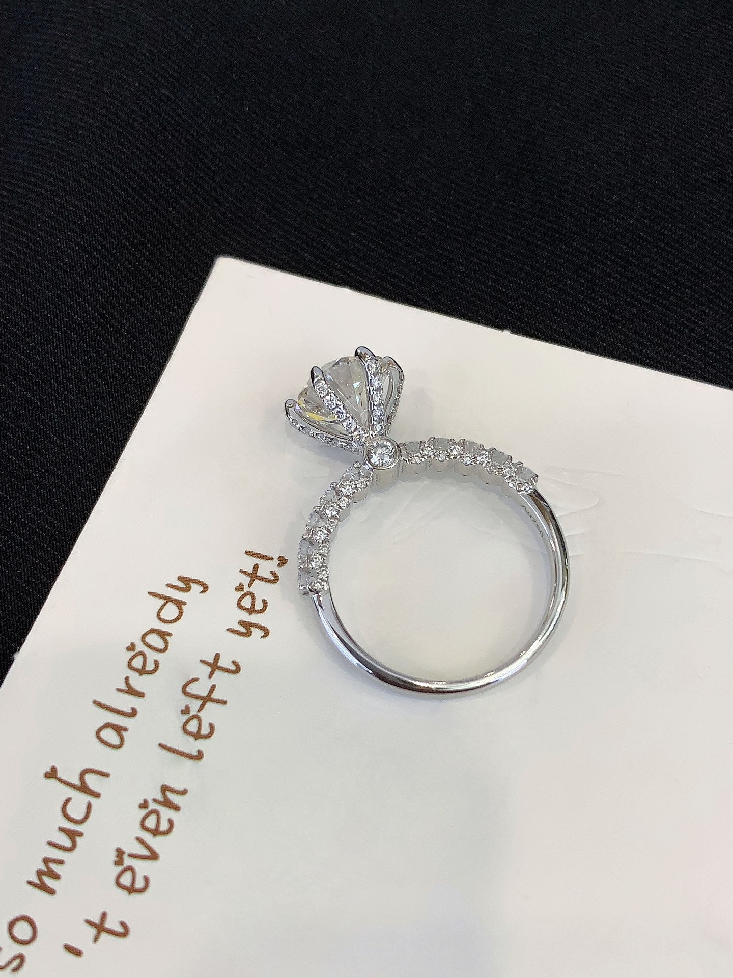 2.25CT 18K Gold Cultured Diamond Ring