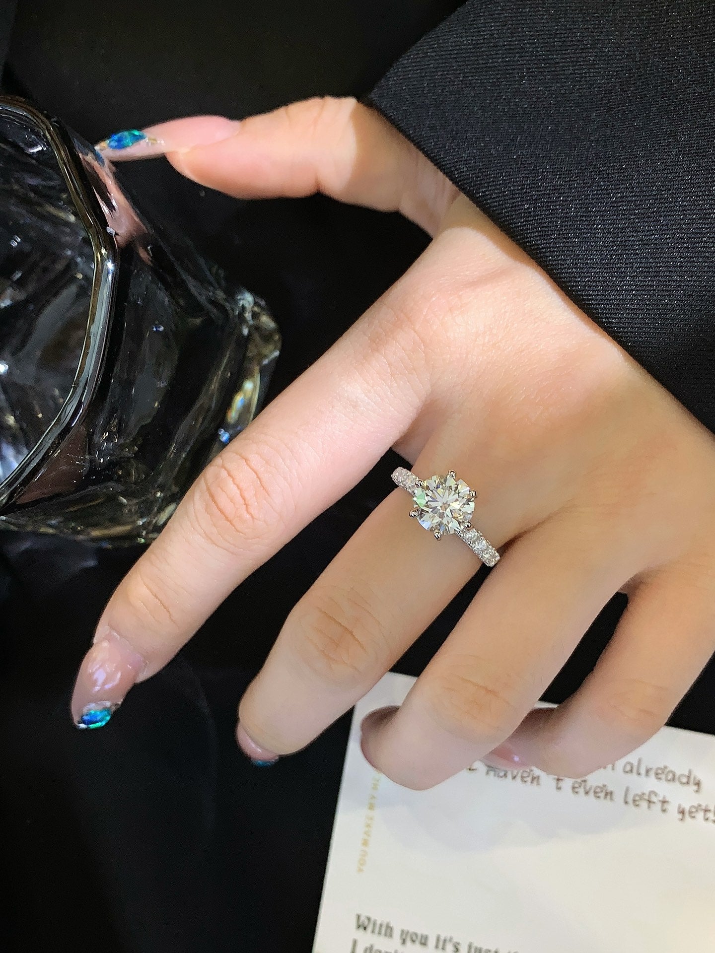 2.25CT 18K Gold Cultured Diamond Ring