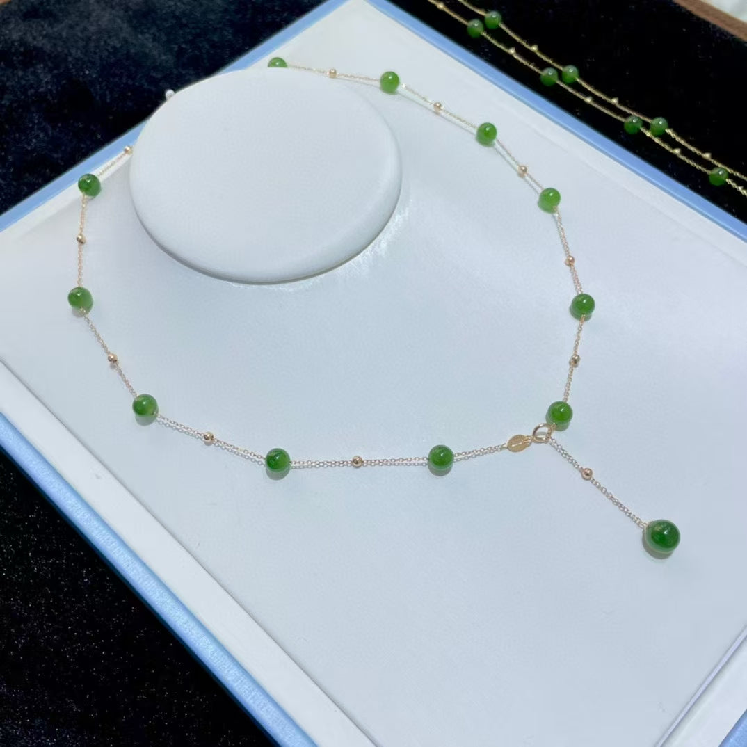 Hotan jasper necklace