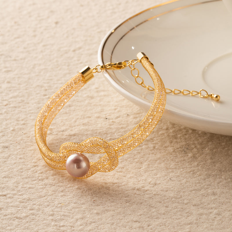 Fashion Purple Pearl Bracelet