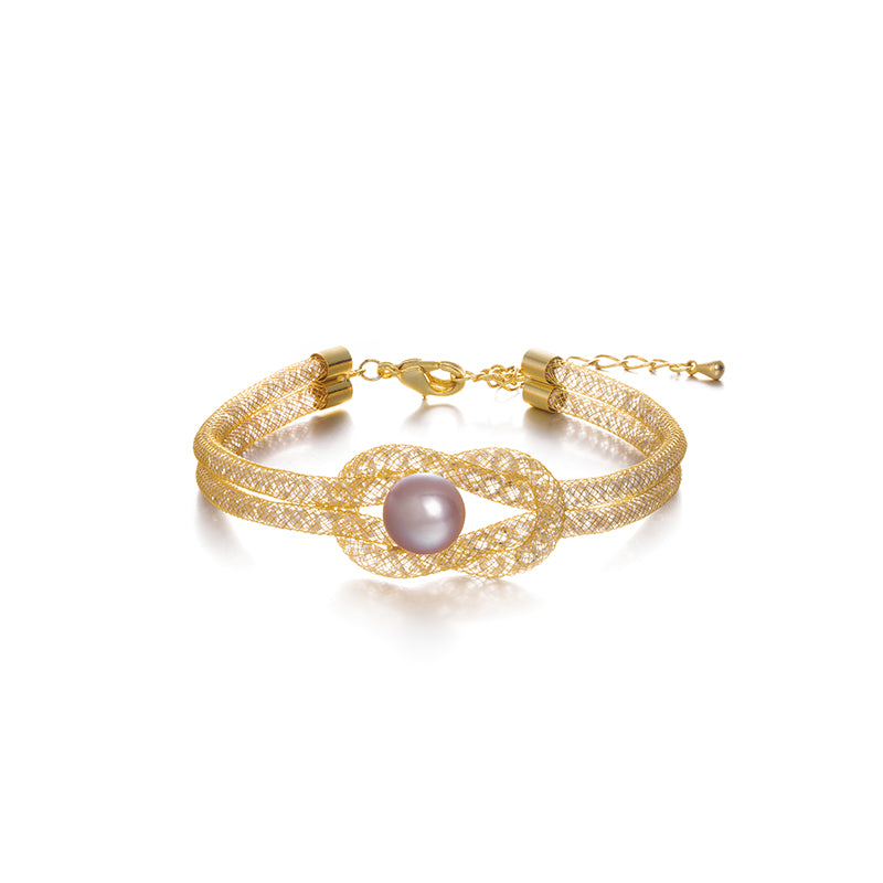Fashion Purple Pearl Bracelet