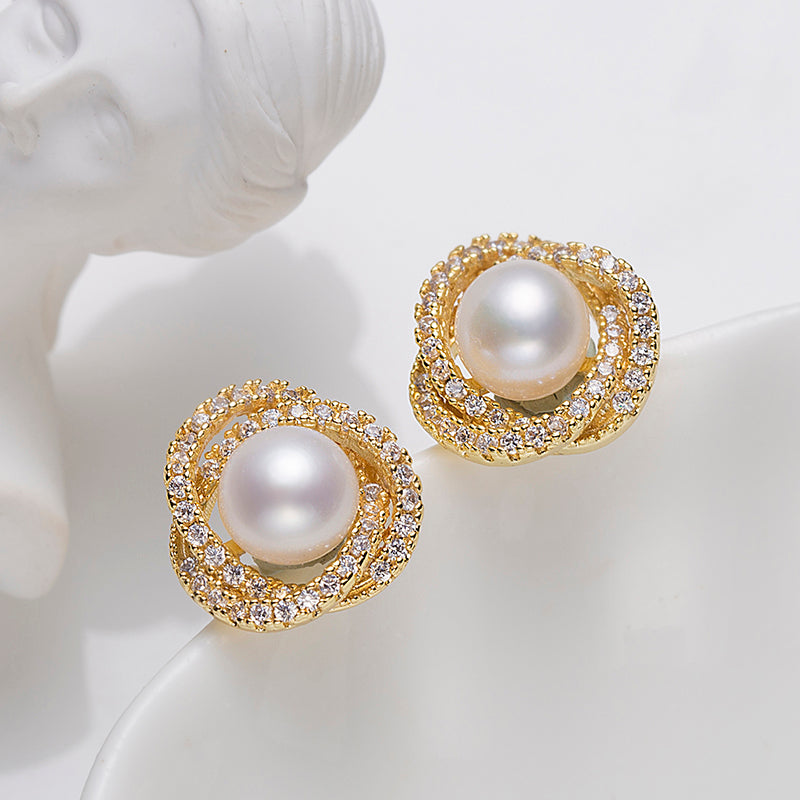 Pearl Jewelry Three Piece Set