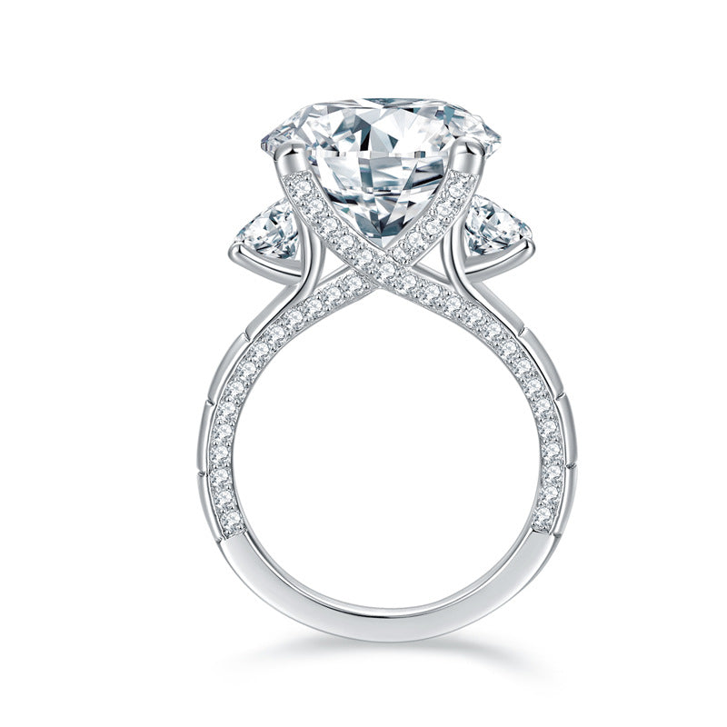 【02#】8 carats moissanite diamond ring