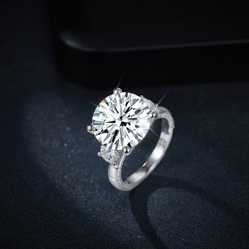 【02#】8 carats moissanite diamond ring