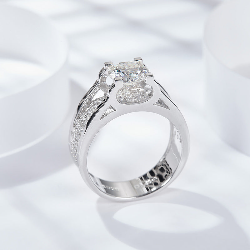 【03#】3carats moissanite diamond ring