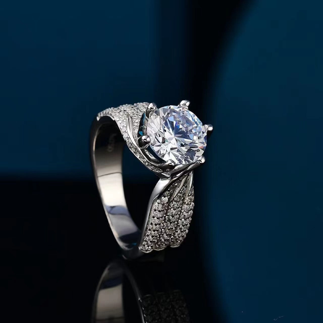 【05#】3carats moissanite diamond ring