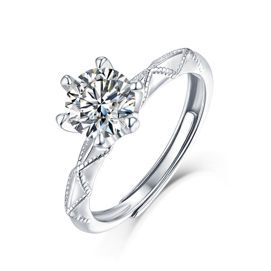 Love Vow Moissanite Ring