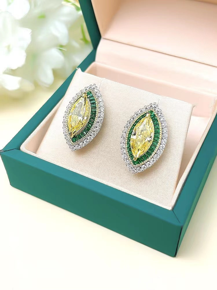 Sterling Silver Cultured Colored Gemstone Stud Earrings