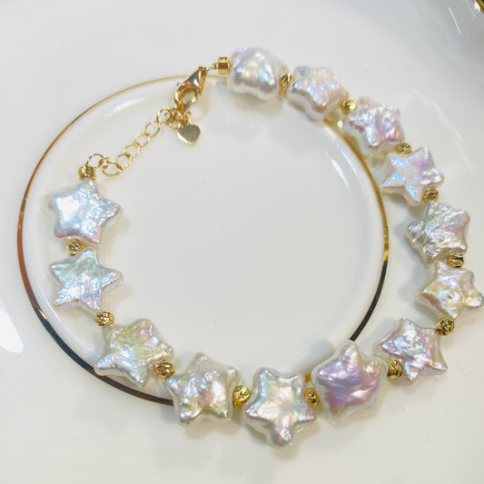 Star Baroque Freshwater Pearl Bracelet