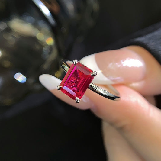18K Gold 1.84 Carat Ruby Ring
