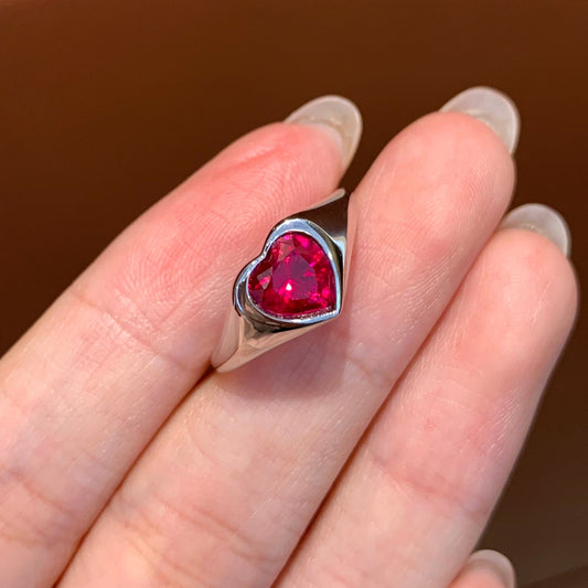 18K Gold 1.2 Carat New Ruby Ring