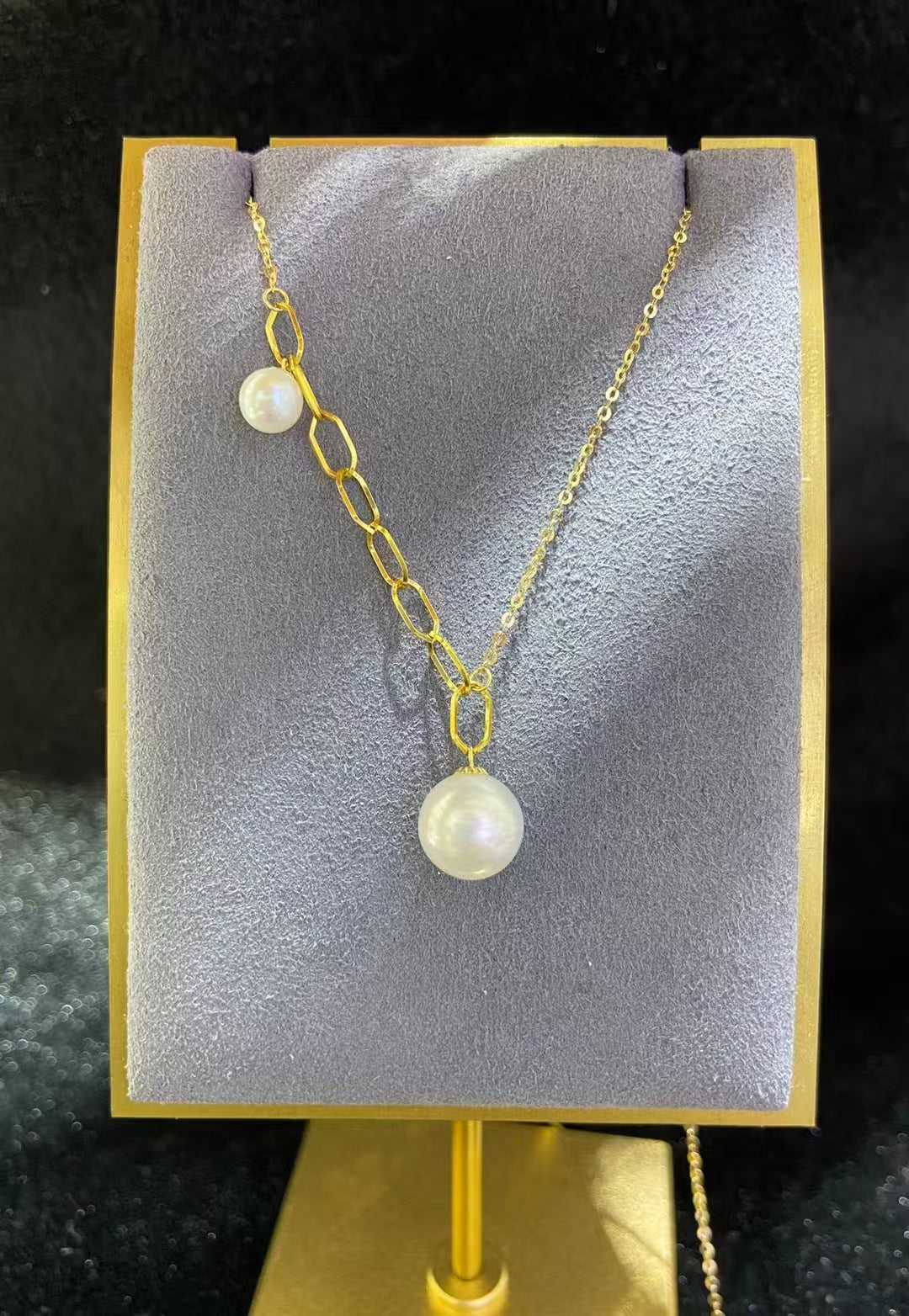 18K gold pearl necklace