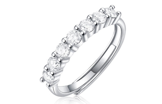 Moissanite diamond ring