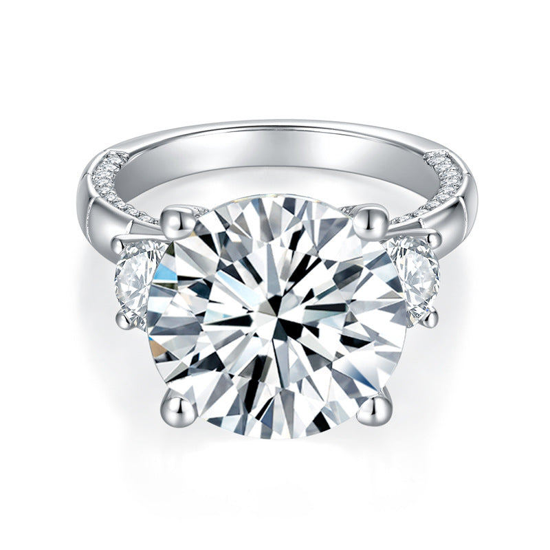 【02#】8 carats moissanite diamond ring