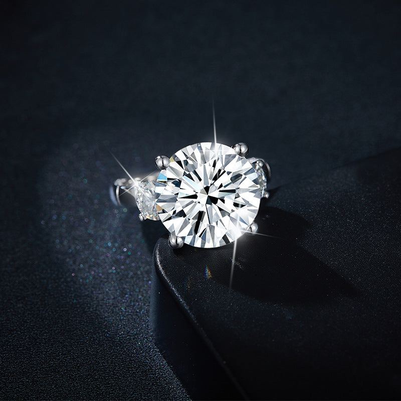 【02#】8 carats moissanite diamond ring