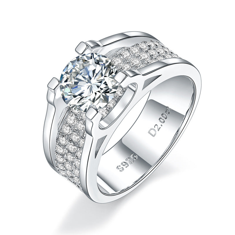 【03#】3carats moissanite diamond ring