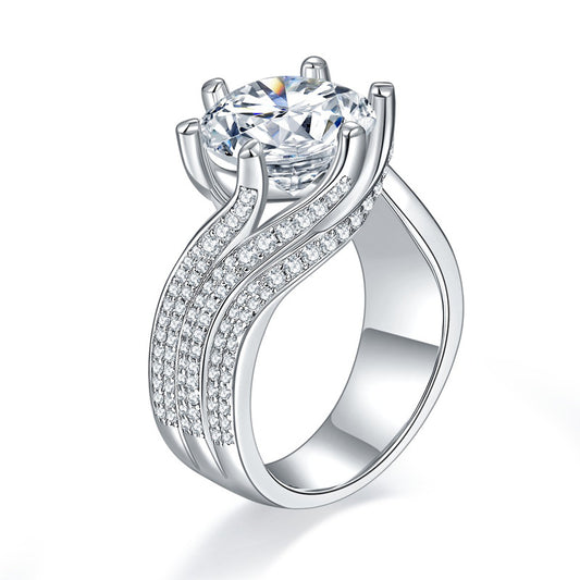 【05#】3carats moissanite diamond ring