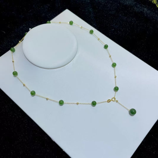 Hotan jasper necklace