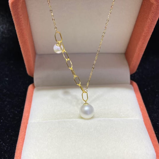 18K gold pearl necklace